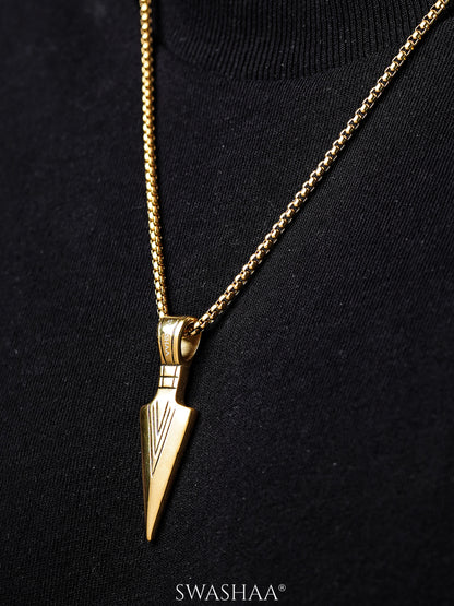 Niko 18K Gold Plated Men's Chain Pendant