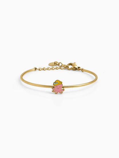 Nimi Octo 18K Gold Plated Kid's Kada Bracelet Gold