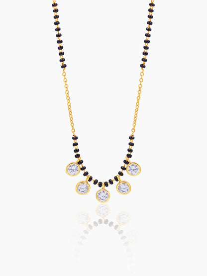 Niraya Diamond 18K Gold Plated Mangalsutra Gold