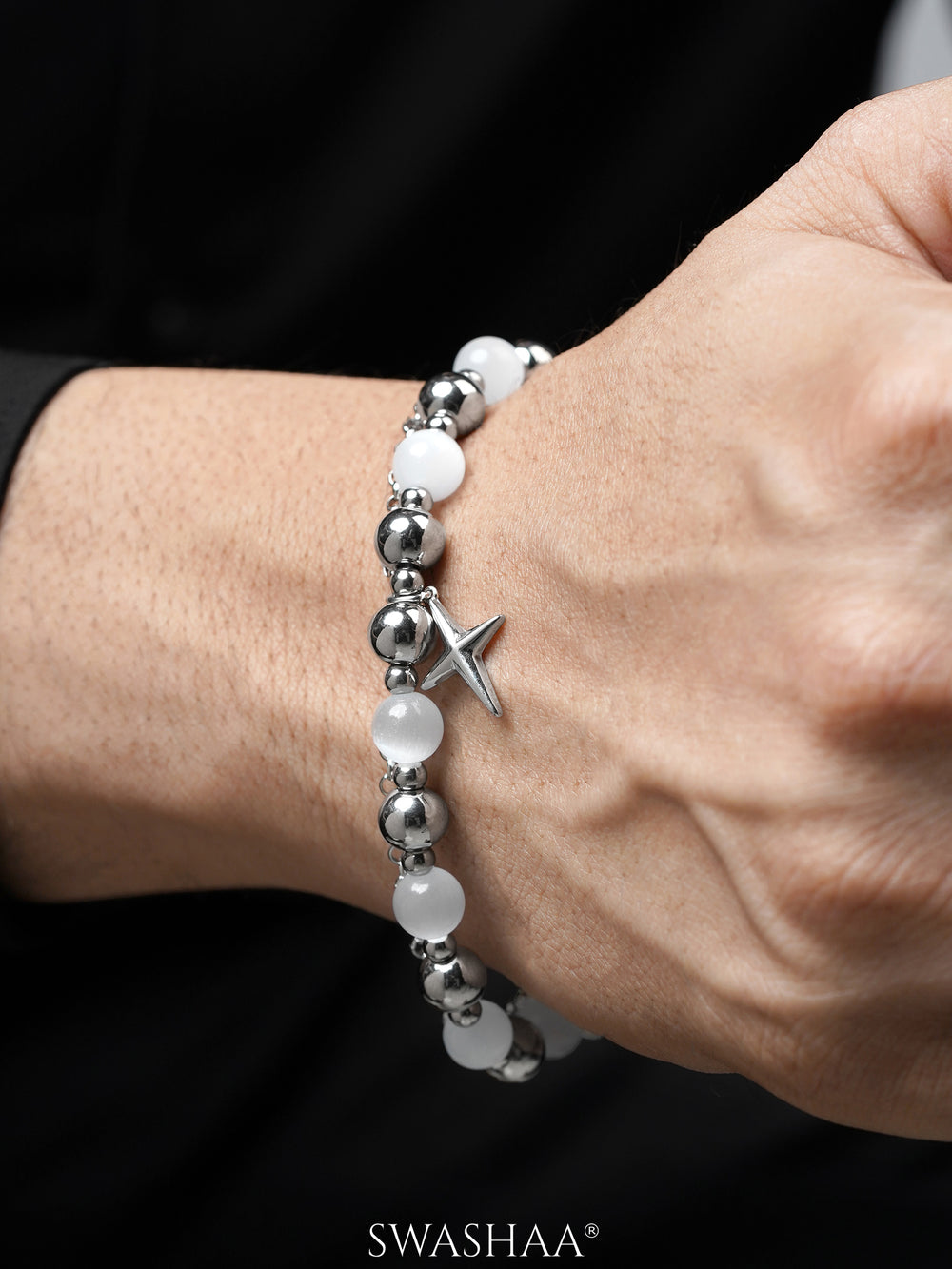 Niro Men's Beaded Bracelet