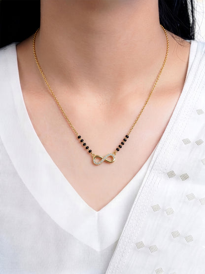 Nishi Infinity Diamond Mangalsutra