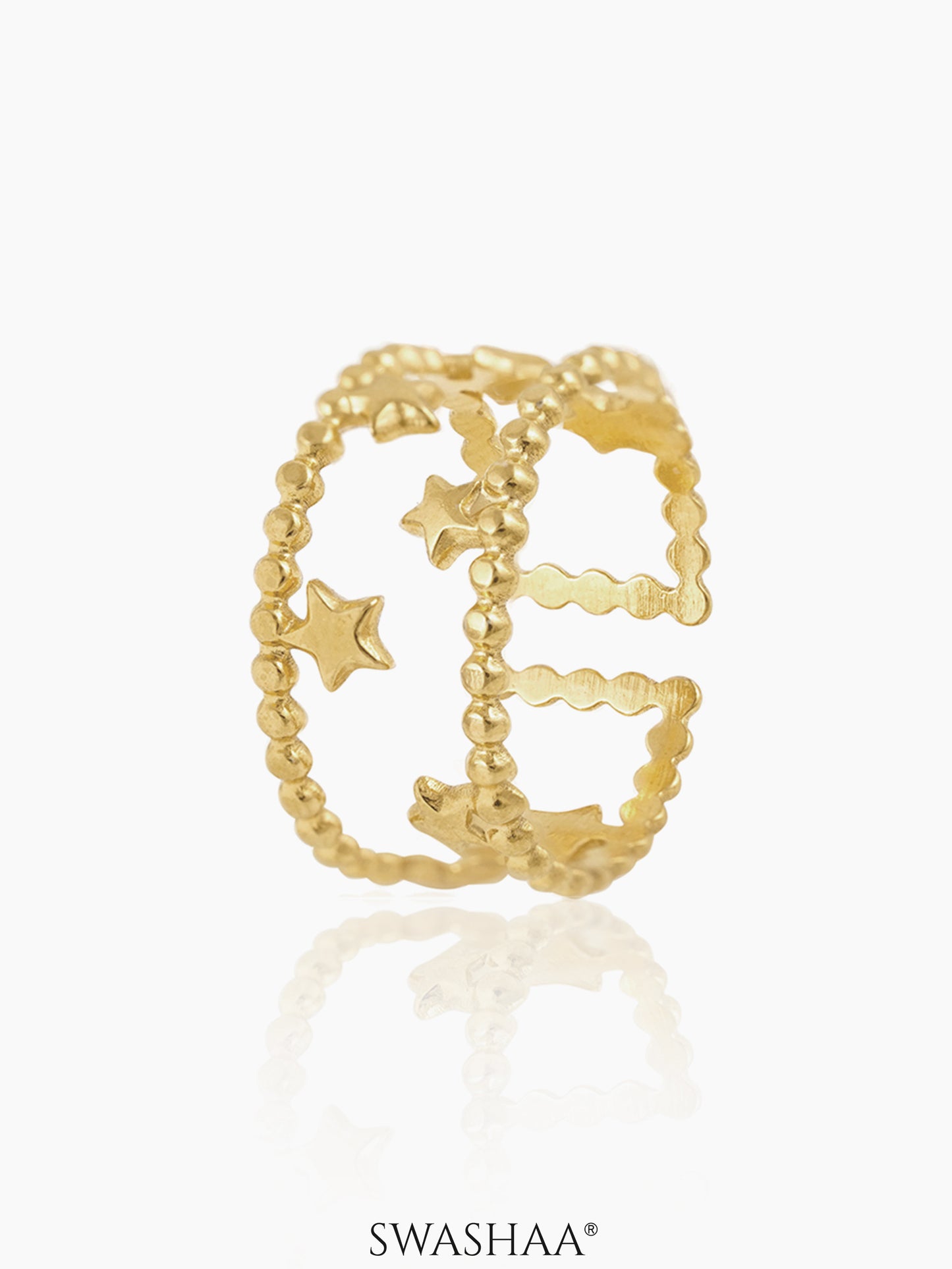 Nitara 18K Gold Plated Ring Gold