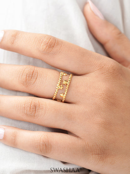Nitara 18K Gold Plated Ring