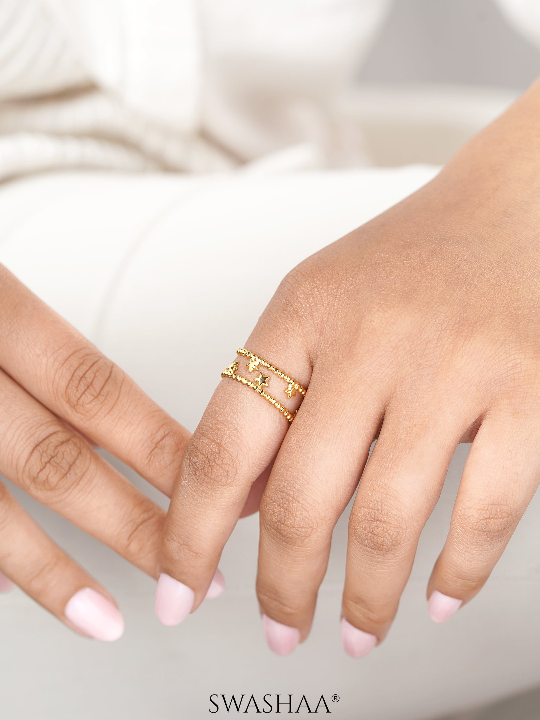 Nitara 18K Gold Plated Ring