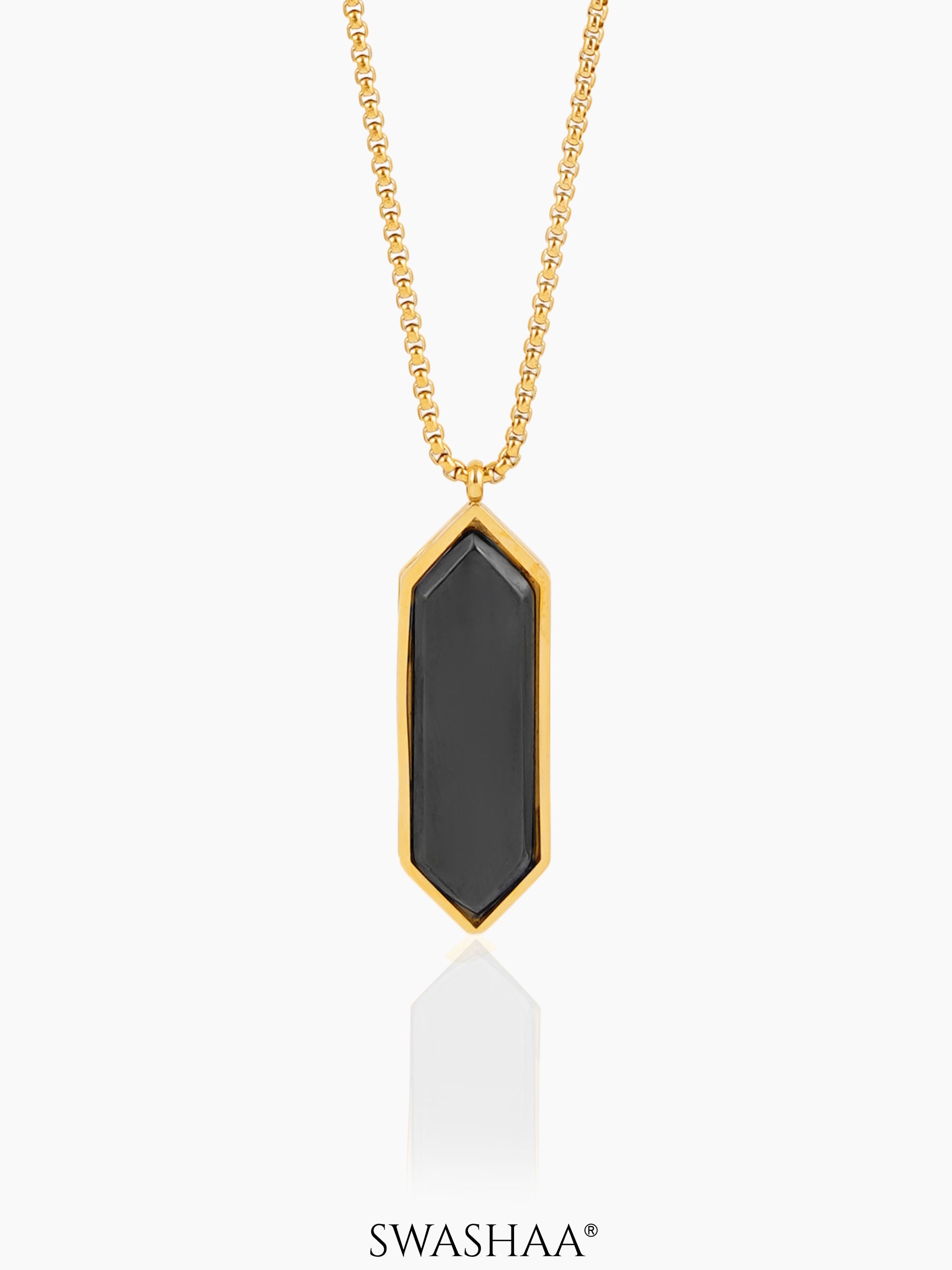 Noble 18K Gold Plated Men's Chain Pendant Gold