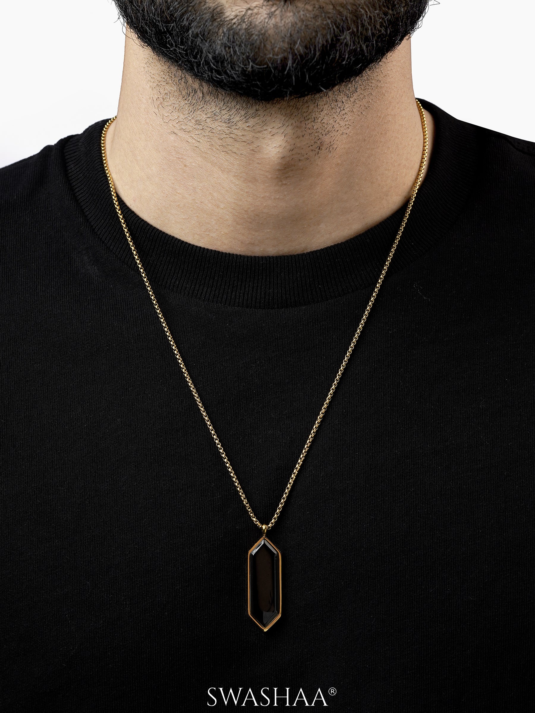 Noble 18K Gold Plated Men's Chain Pendant