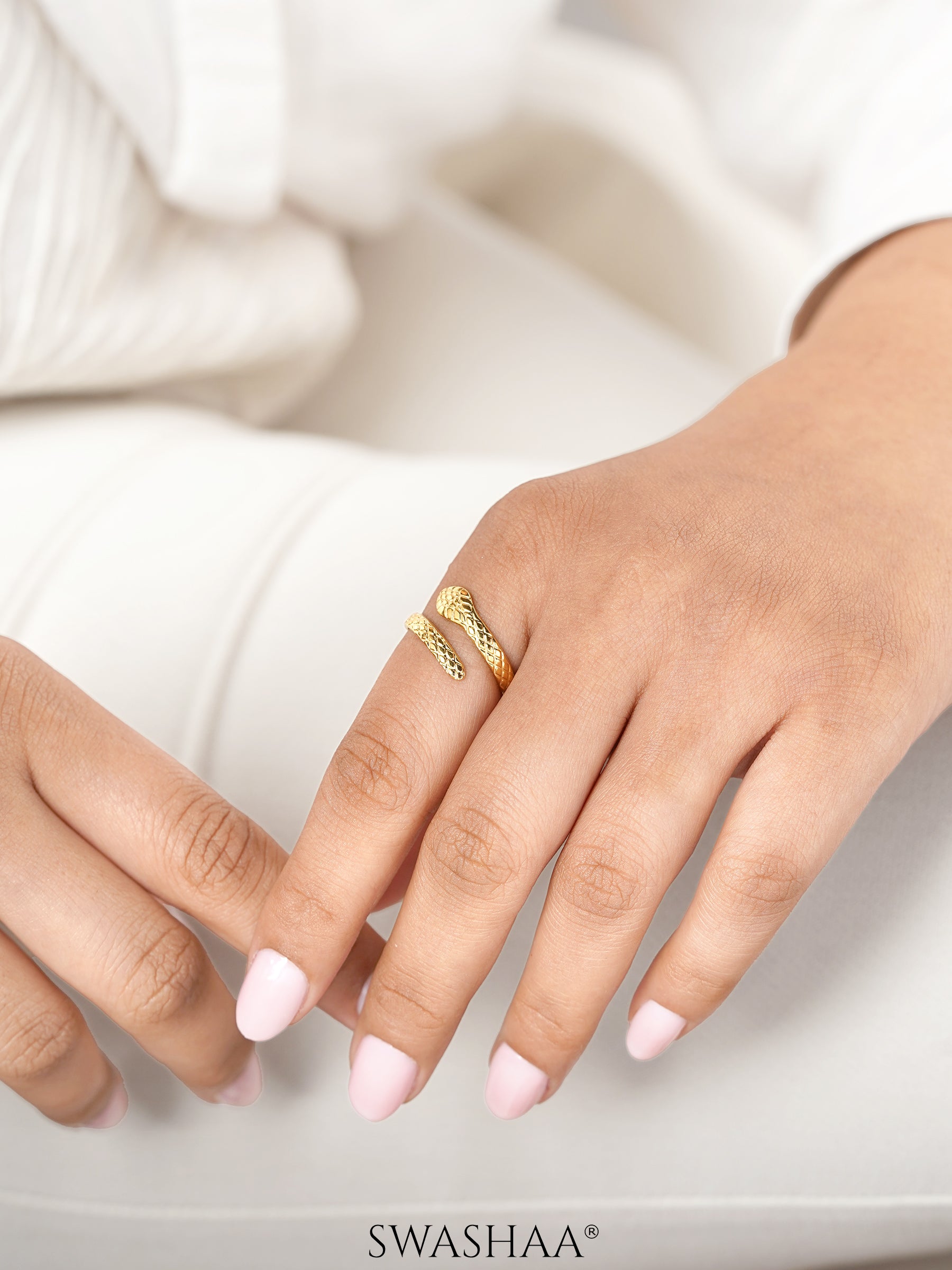 Nola 18K Gold Plated Ring
