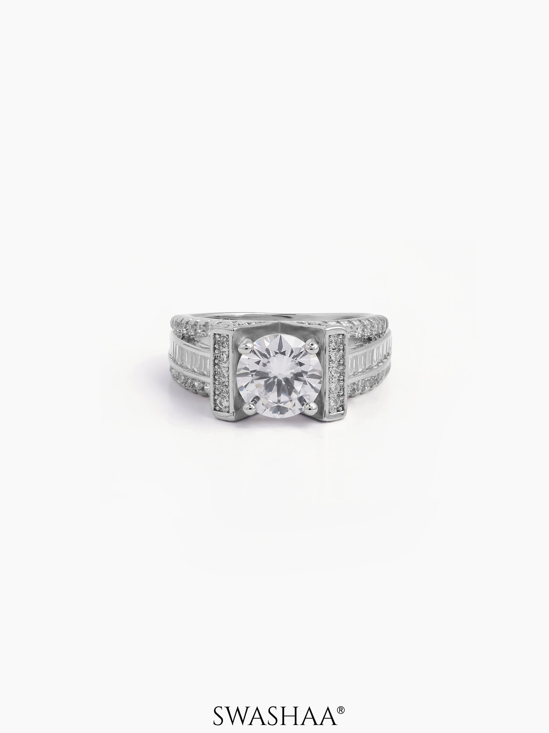 Noor Round Solitaire Ring