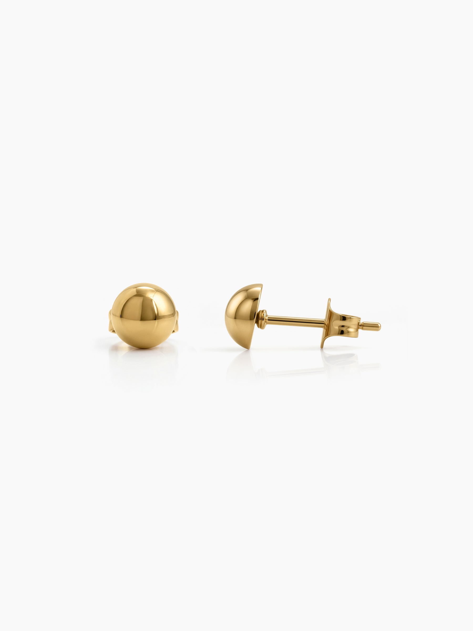 Nuvira 18K Gold Plated Earrings Gold 6MM
