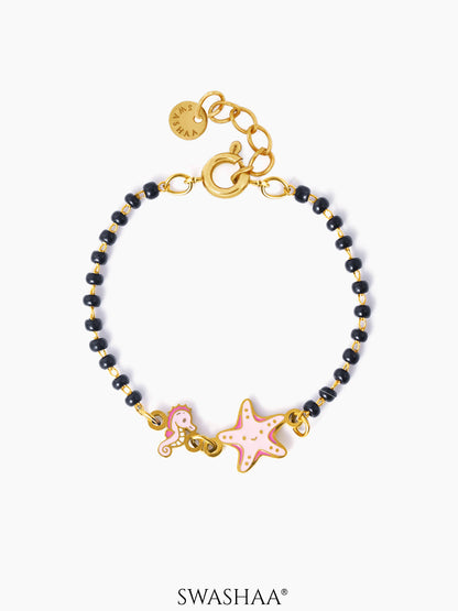 Ocean Dreams 18K Gold Plated Kid's Nazariya Bracelet Gold