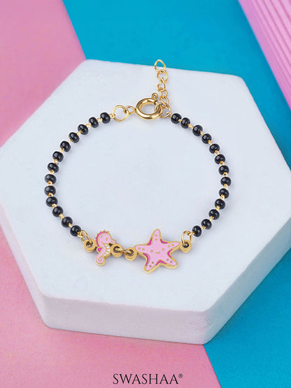 Ocean Dreams 18K Gold Plated Kid's Nazariya Bracelet