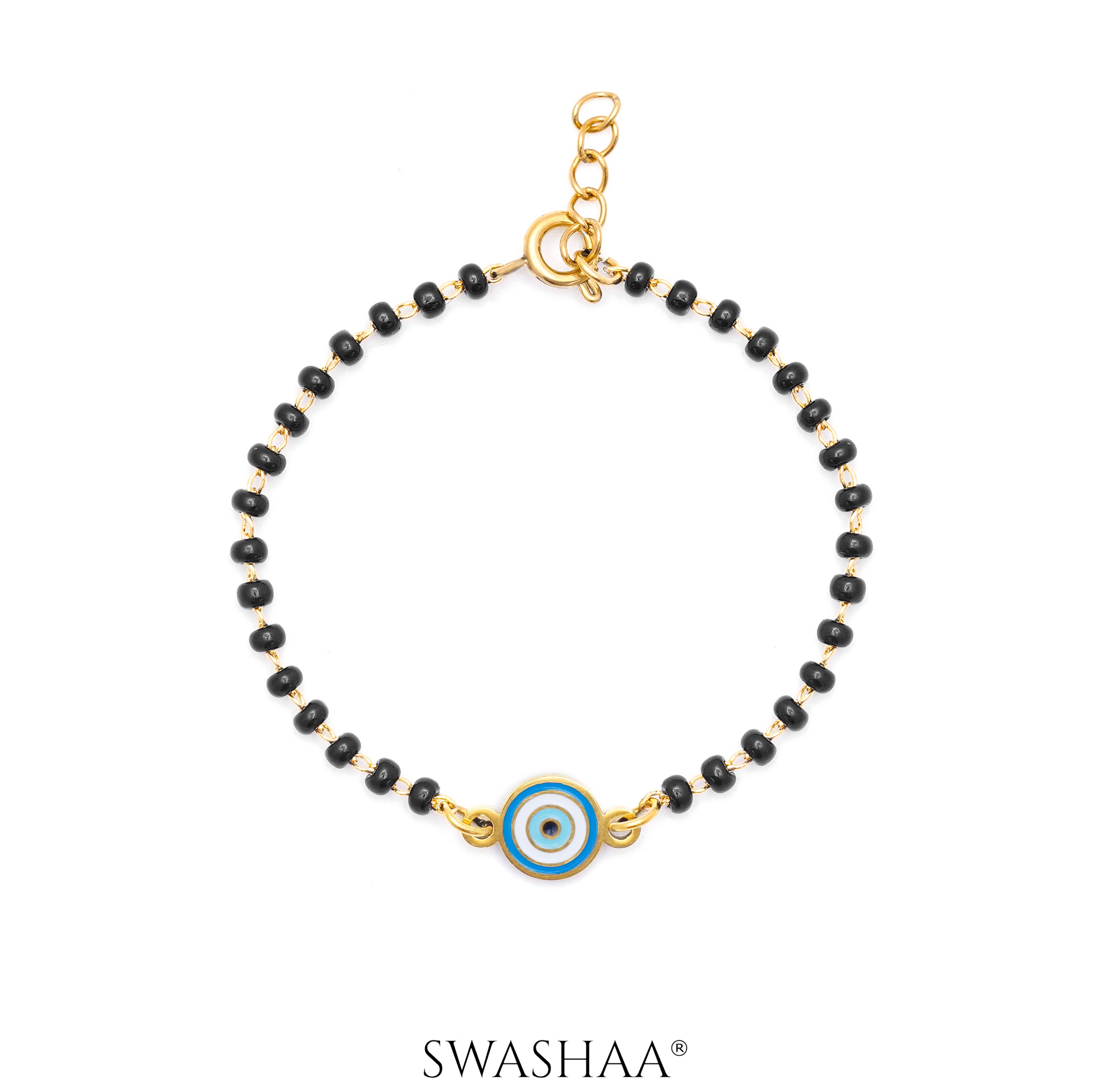 Ocean Eye 18K Gold Plated Kid's Nazariya Bracelet Gold