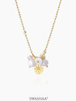 Odette Pearl 18K Gold Plated Necklace Gold
