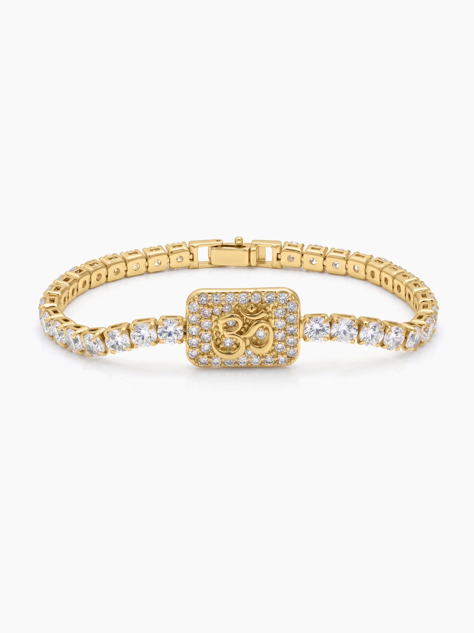 Omkar Diamond 18K Gold Plated Rakhi Gold