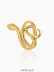 Oni Snake 18K Gold Plated Ring Gold