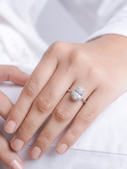 Opaline Solitaire Ring