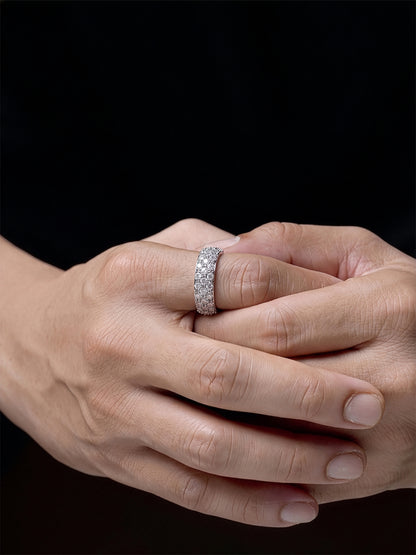 Orix Solitaire Band Men's Ring