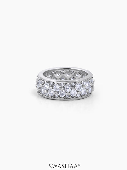 Orix Solitaire Band Men's Ring