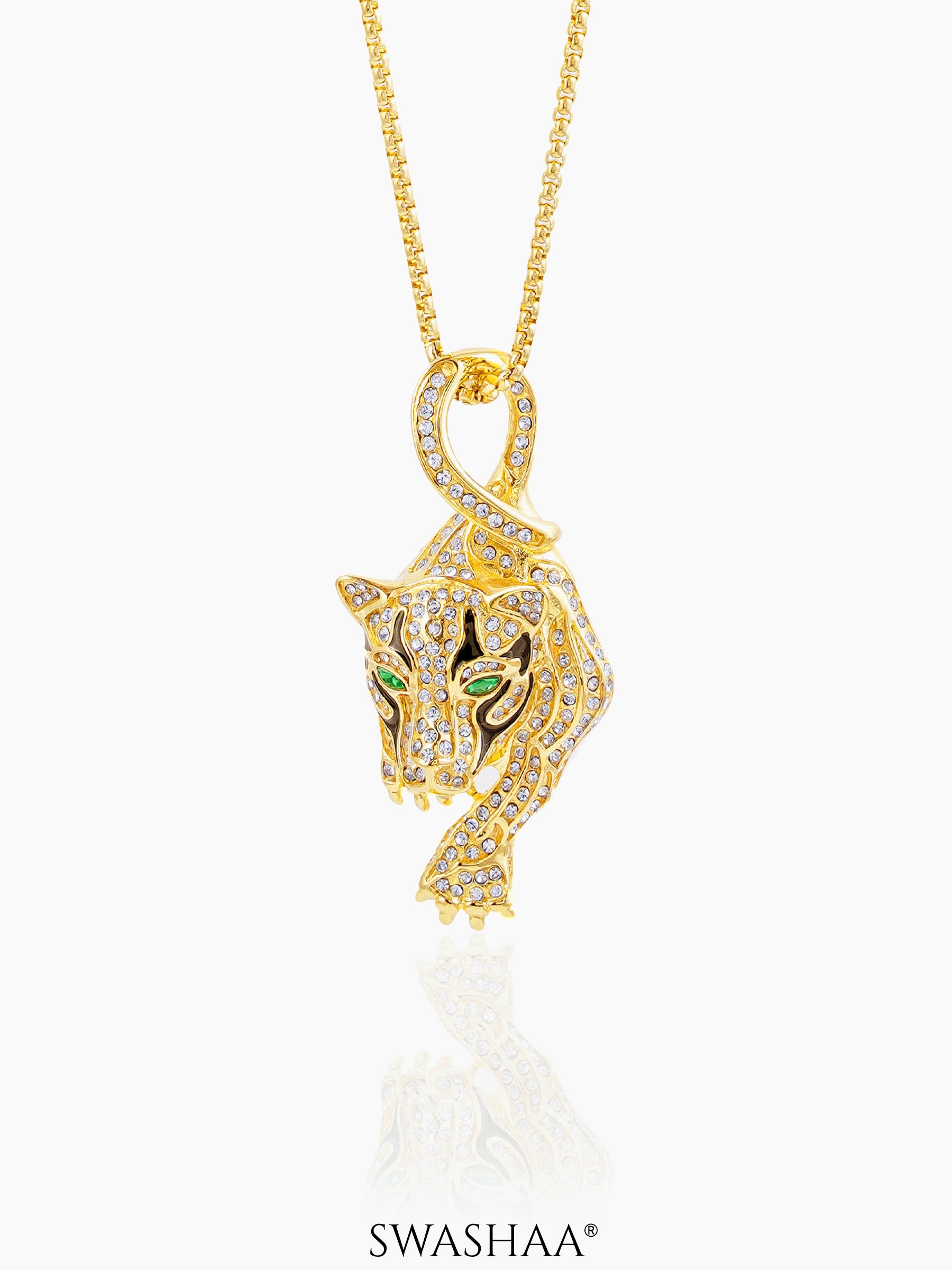 Oscar Men's Chain Pendant 18K Gold Plated