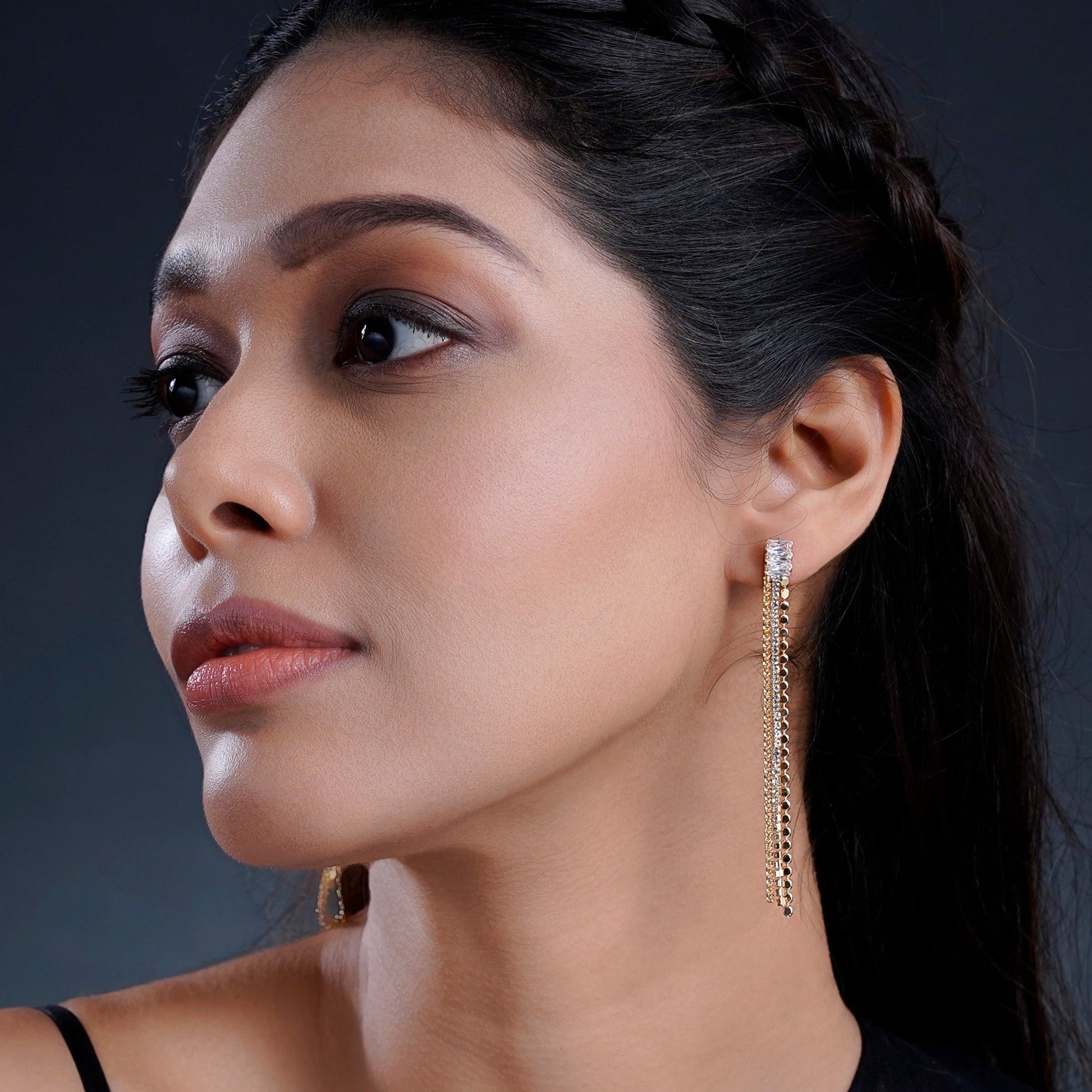 Peahan 18K Gold Plated Earrings Gold