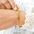 Round Rope Chain 3 MM Women's Bracelet Gold