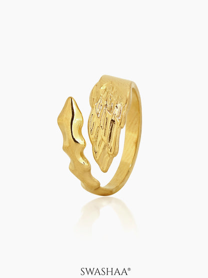 Panini Snake 18K Gold Plated Ring Gold