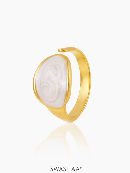 Pashto 18K Gold Plated Ring Gold