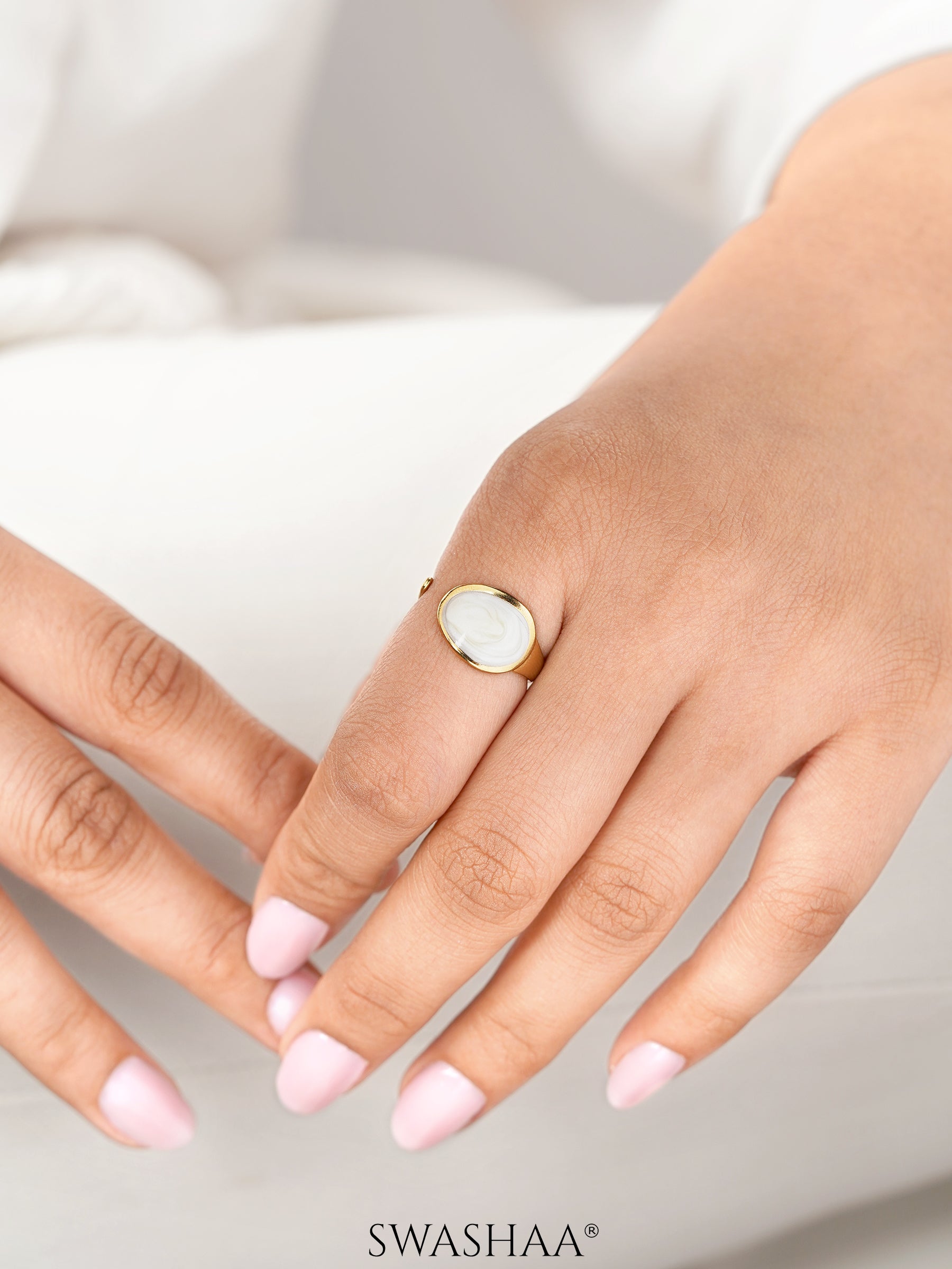 Pashto 18K Gold Plated Ring