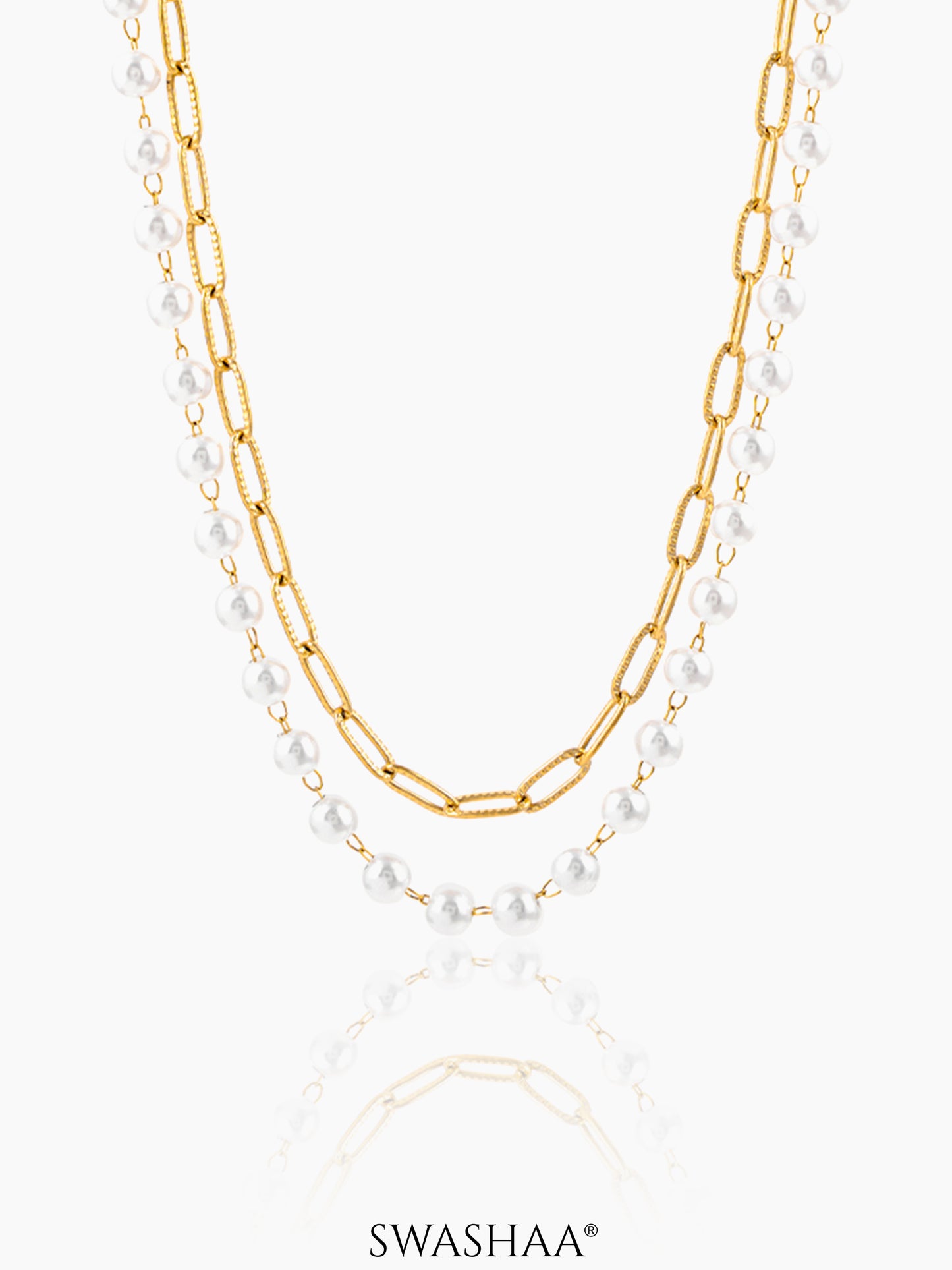 Peach 18K Gold Plated Stacking Set Gold