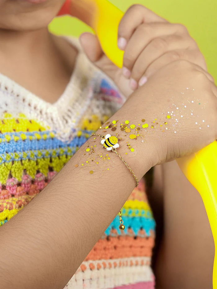 Peeka Bee Butterfly 18K Gold Plated Kid's Bracelet