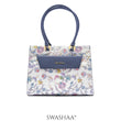 Petal Prowess Leather Hand Bag
