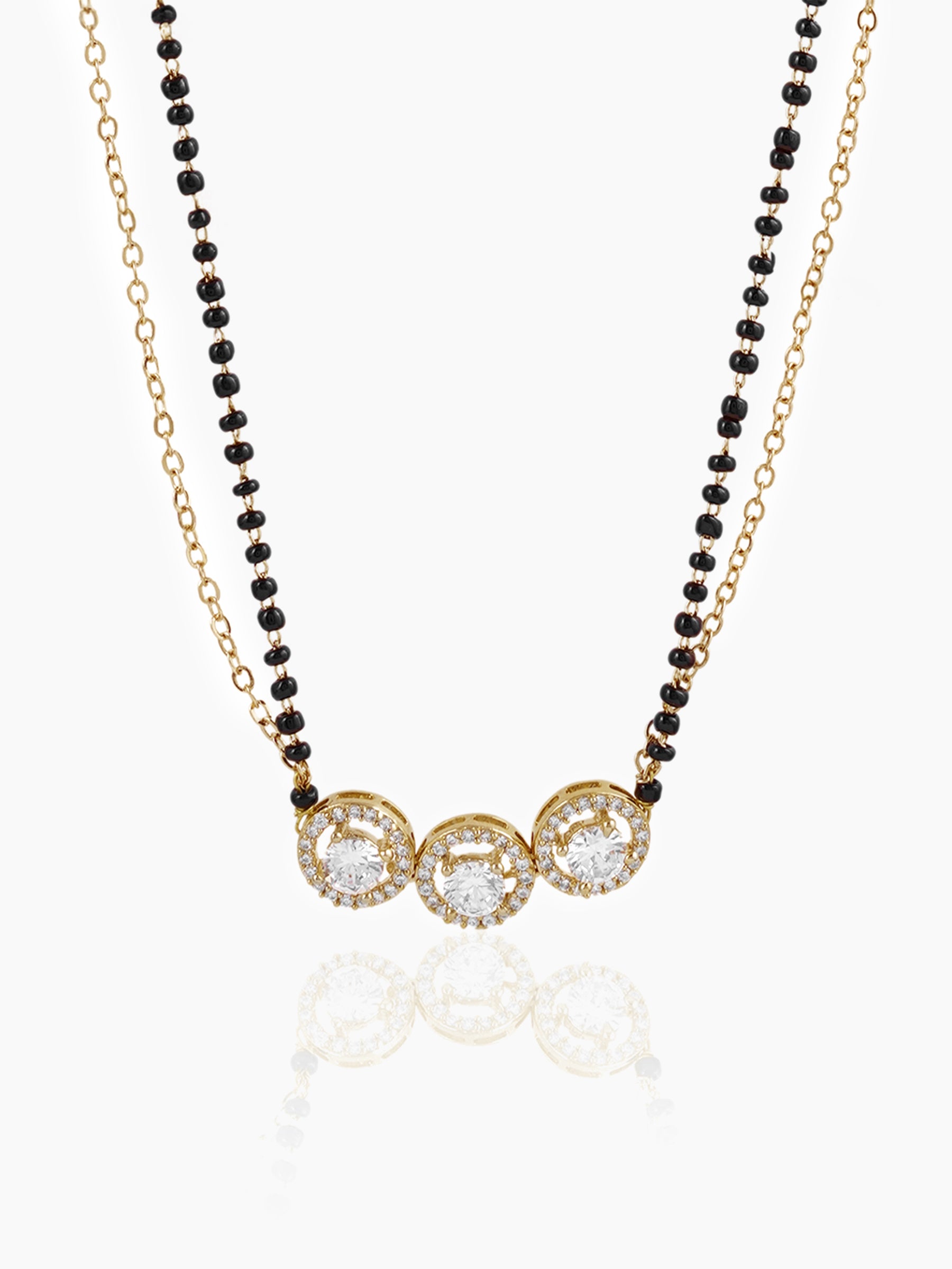 Pihu 18K Gold Plated Mangalsutra Gold