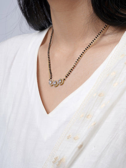 Pihu 18K Gold Plated Mangalsutra
