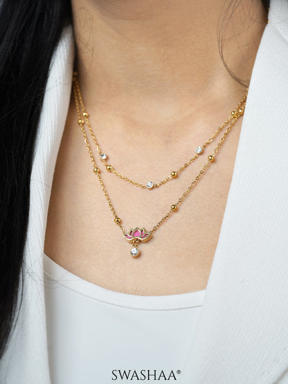 Pious 18K Gold Plated Women's Necklace