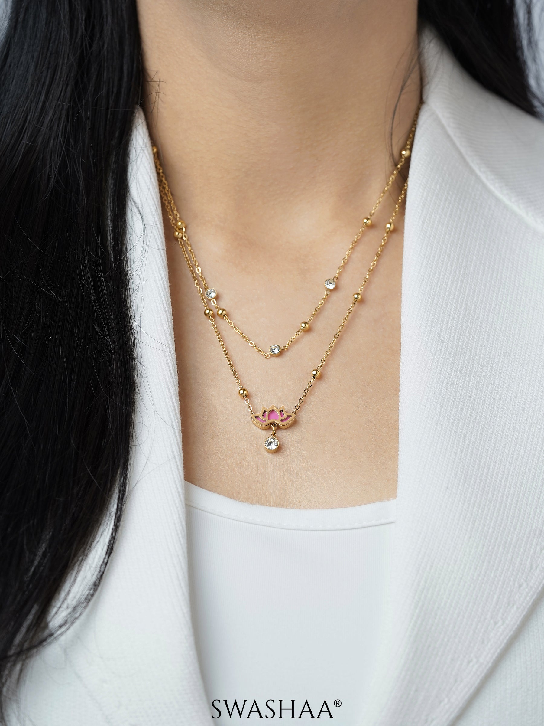 Pious 18K Gold Plated Women's Necklace