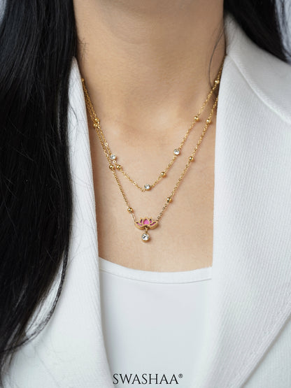 Pious 18K Gold Plated Women's Necklace