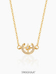 Simini Delicate Celestial 18K Gold Plated Necklace Gold