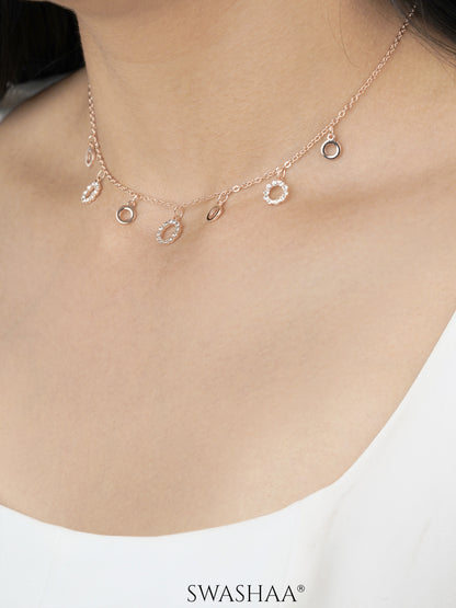 Raaida Rosegold Plated Choker