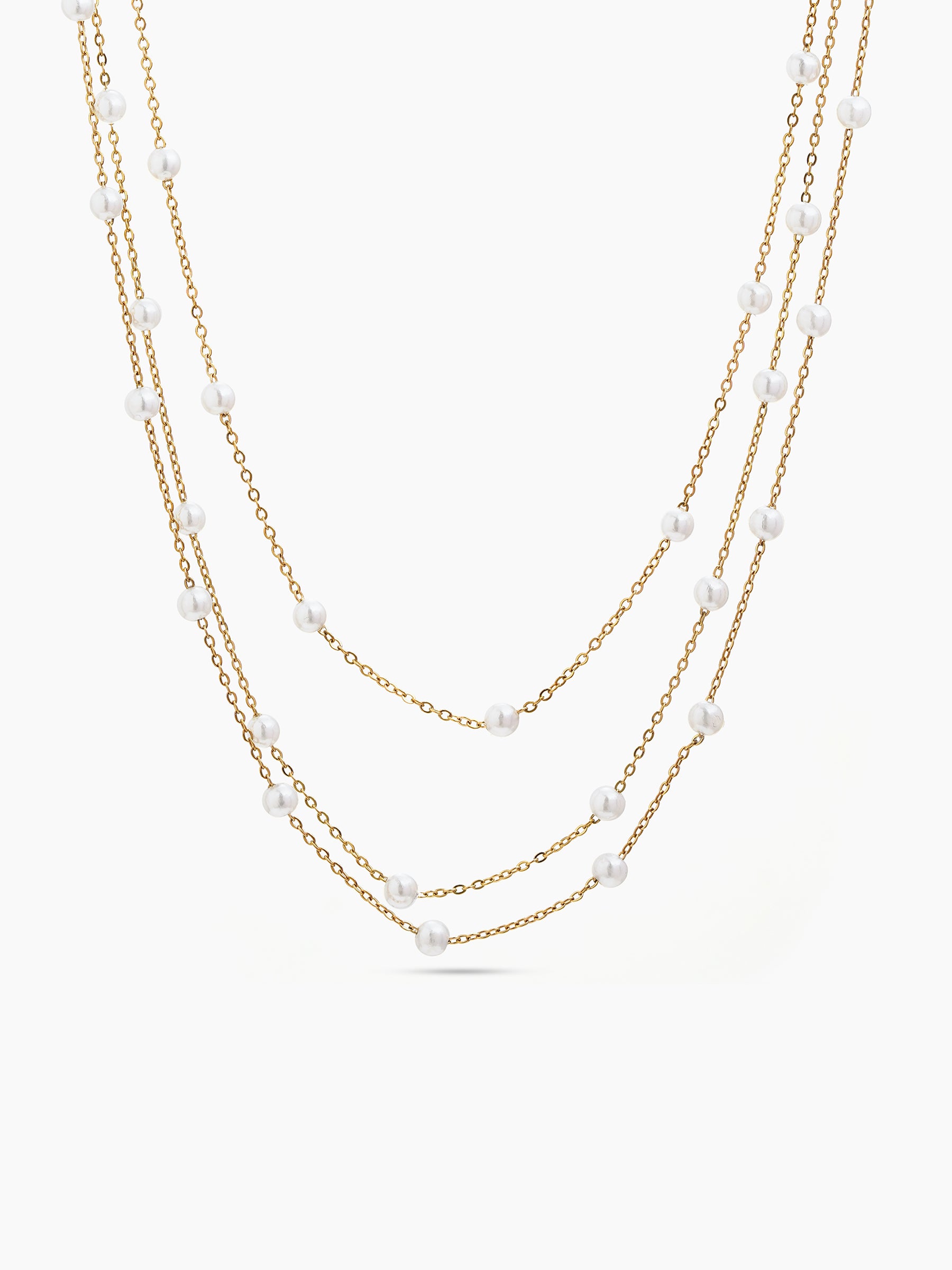 Rain Pearl 18K Gold Plated Necklace