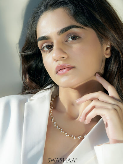 Rain Pearl 18K Gold Plated Necklace