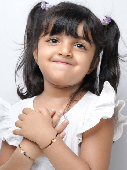 Rainbow Star 18K Gold Plated Kid's Nazariya Bracelet