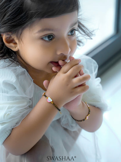 Rainbow Chirp 18K Gold Plated Kid's Nazariya Bracelet