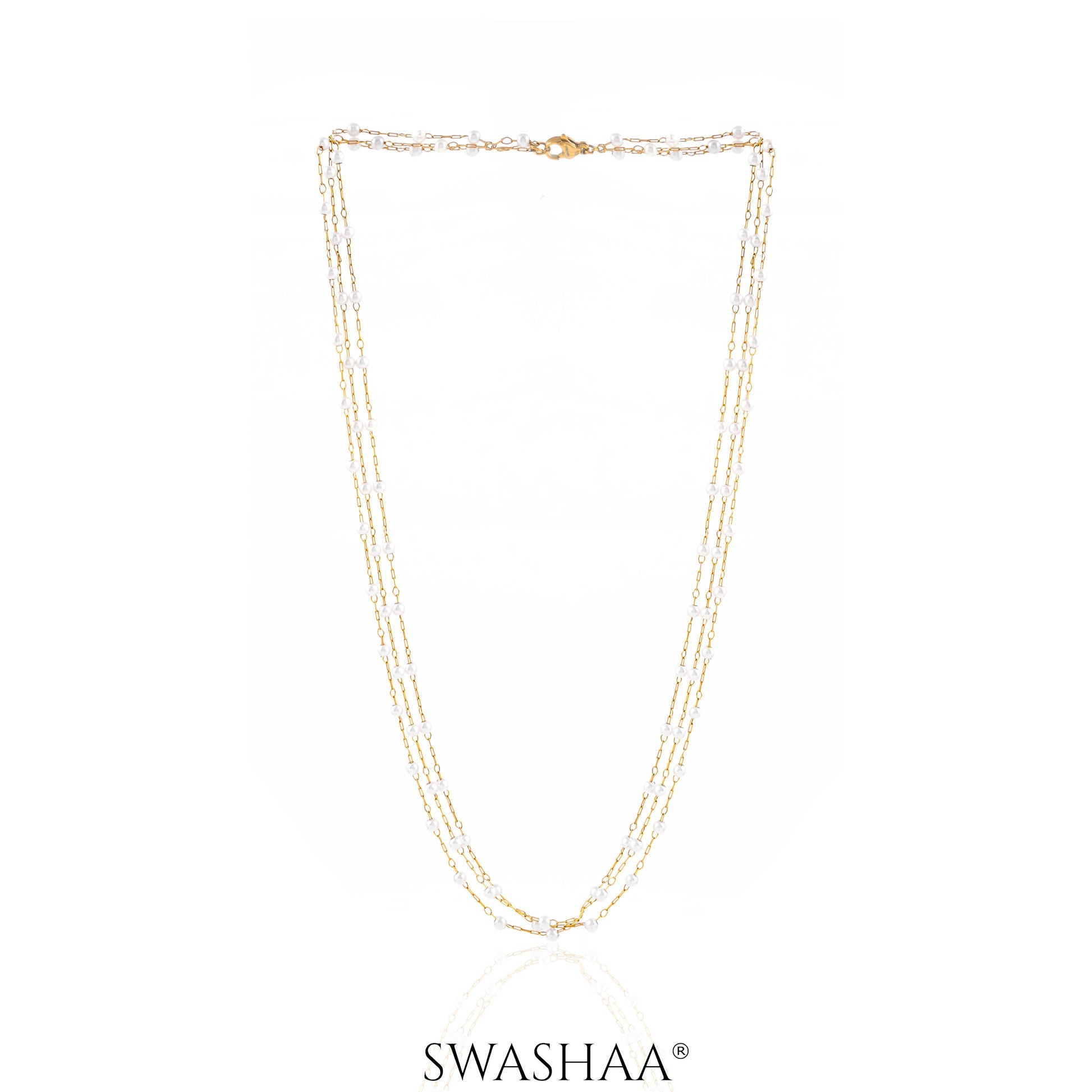 Rain Pearl 18K Gold Plated Necklace