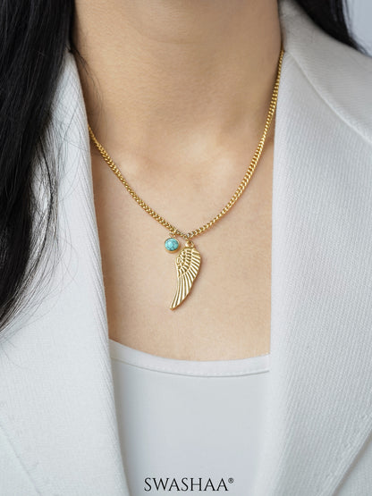 Rana Wings 18K Gold Plated Necklace