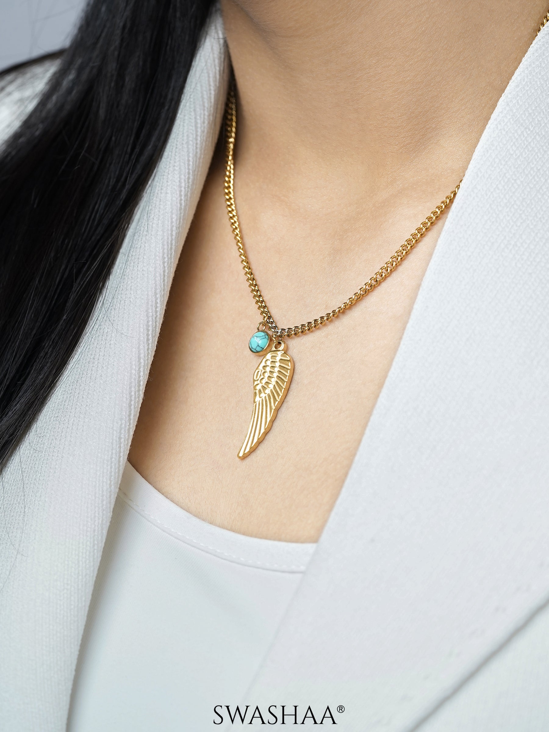 Rana Wings 18K Gold Plated Necklace