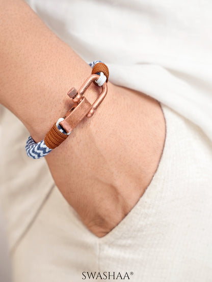 Raxon Dual Cord Men’s Rope Bracelet