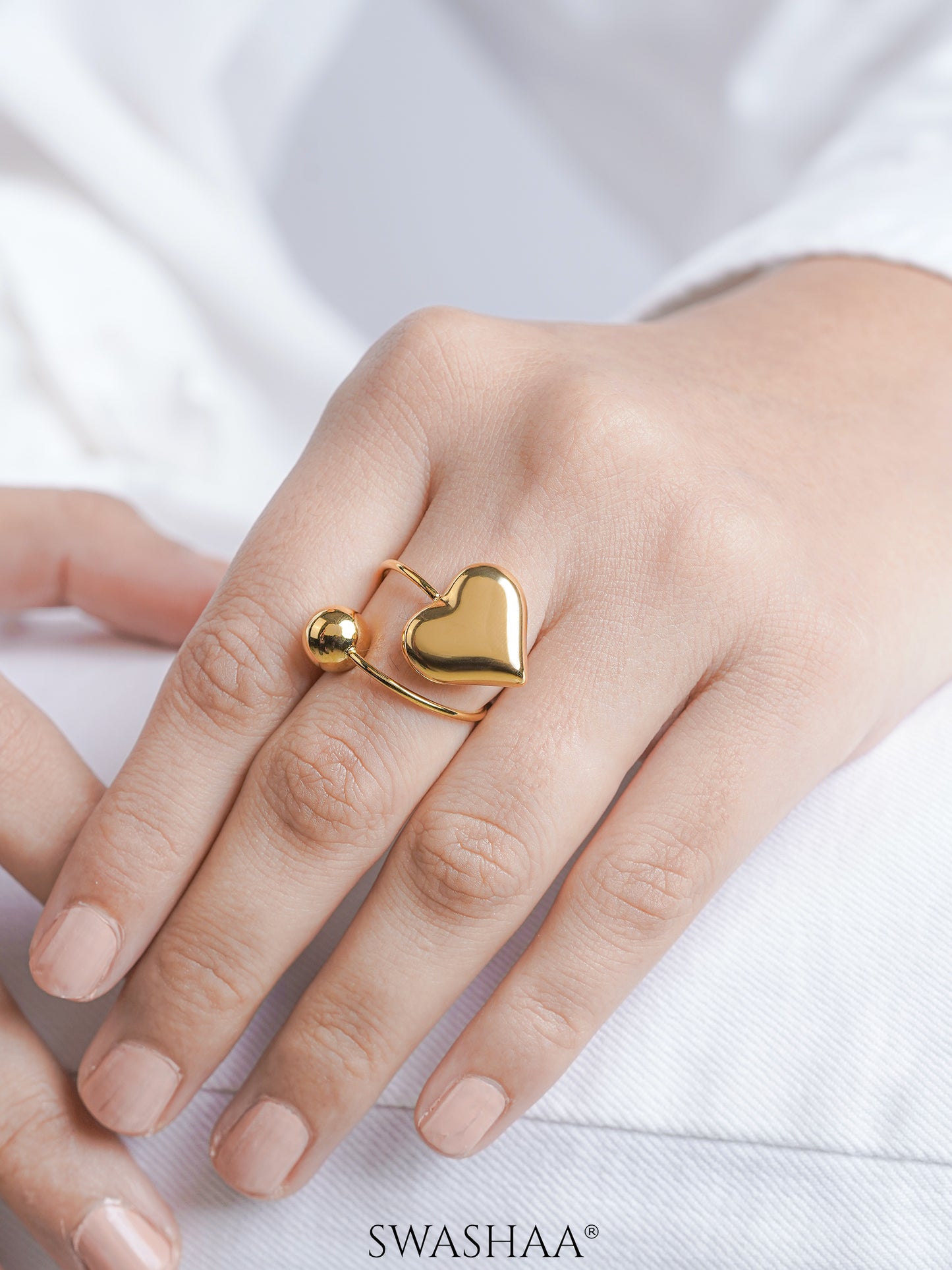 Reemi Glossy Heart Ring