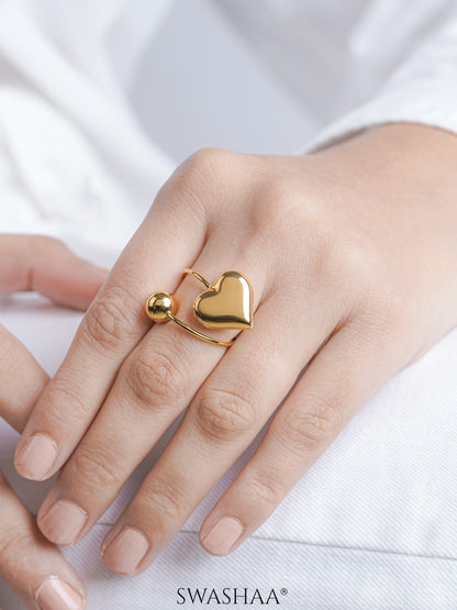 Reemi Glossy Heart Ring