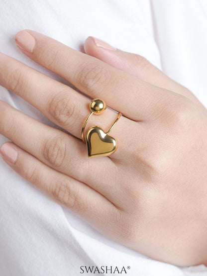 Reemi Glossy Heart Ring