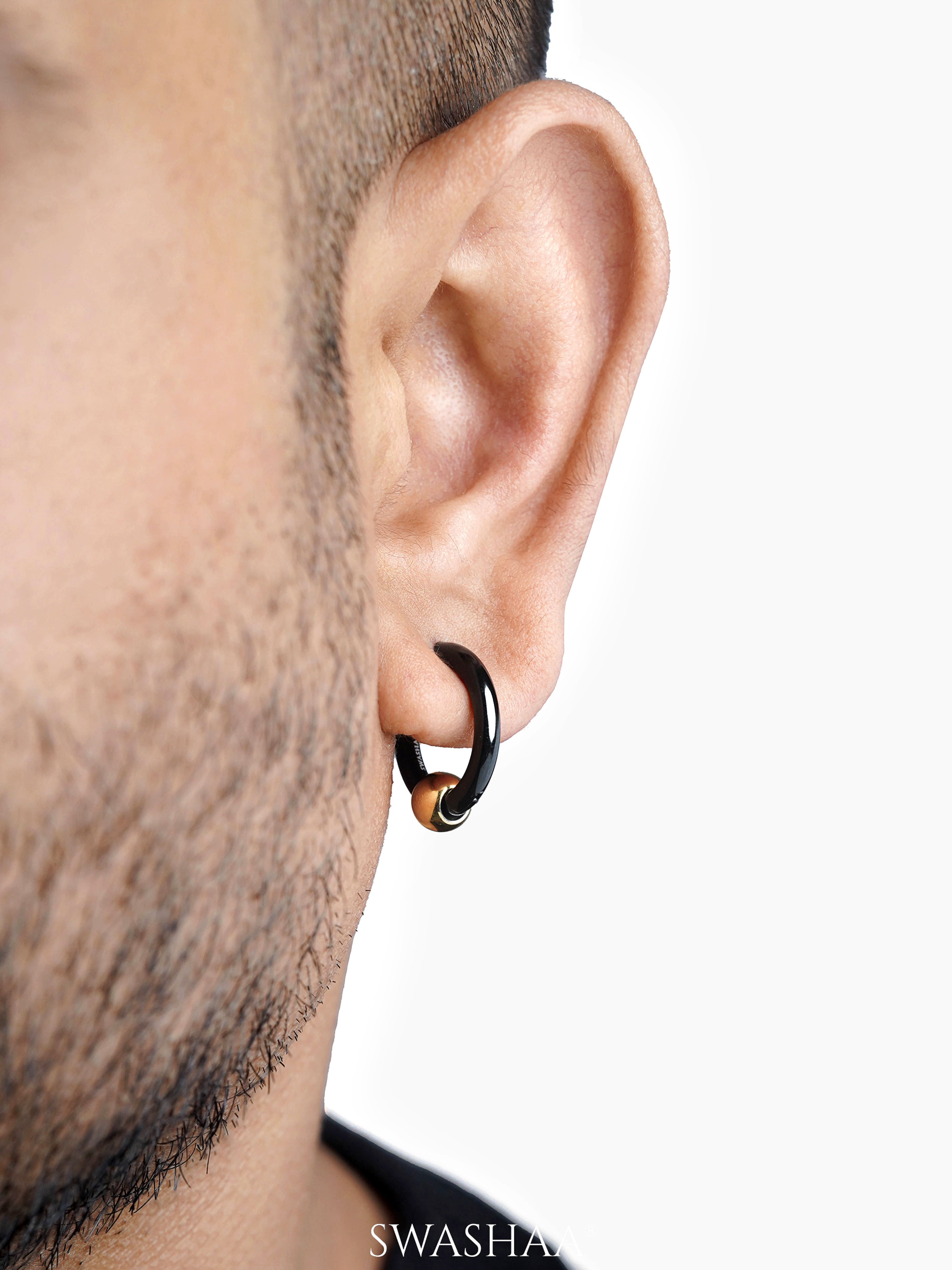 Reign Orbit Men's Hoop Earrings